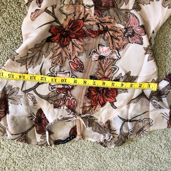 NWOT For Love&Lemons Floral Mini Dress - Picture 3 of 4